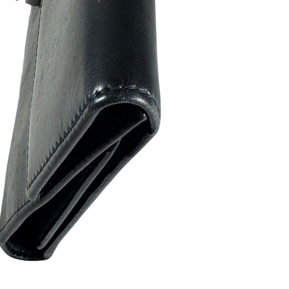 GUCCI IN BLACK LEATHER CONTINENTAL LONG WALLER IN MINT CONDITION - Picture 11 of 15